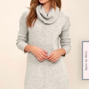 Lulu’s grey sweater dress, XS